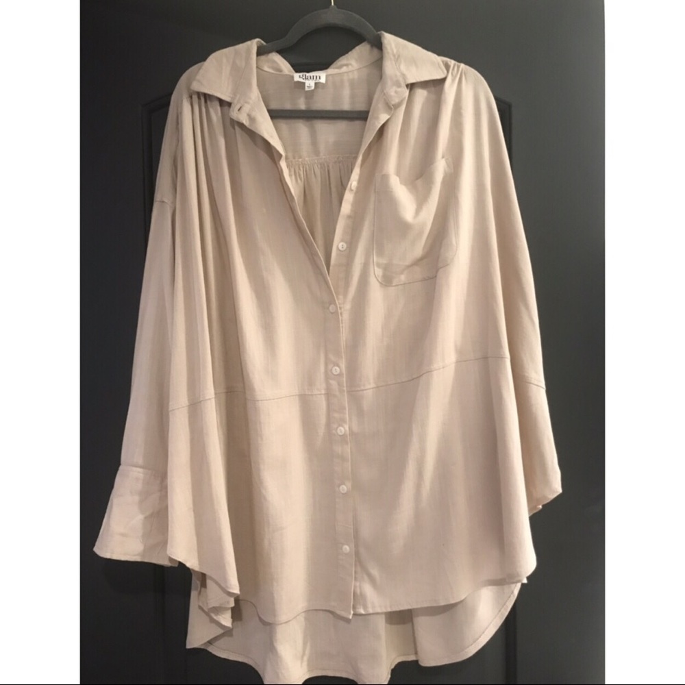 Linen color tunic